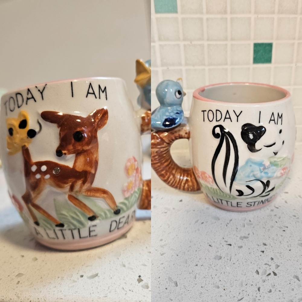 Vintage Childrens Whistle Mug Kitsch